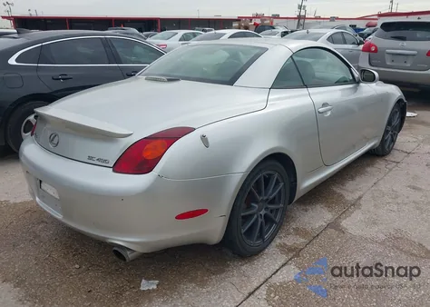 2002 Lexus Sc 430 z USA, uszkodzony, nr VIN JTHFN48Y920003753